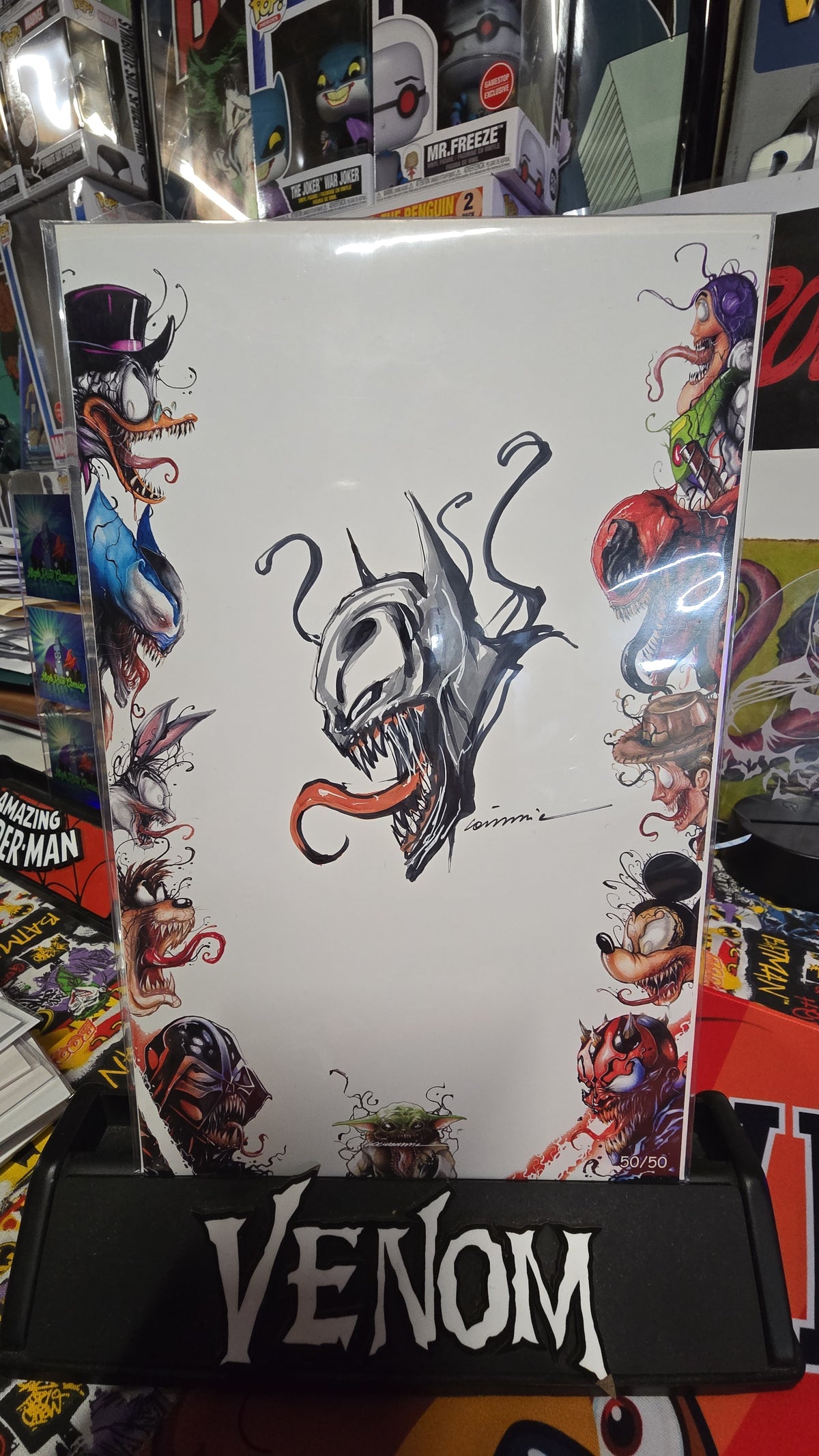 Venomized Batman 50/50